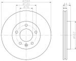 MINTEX MDC1708 тормозной диск на VW MULTIVAN V (7HM, 7HN, 7HF, 7EF, 7EM, 7EN)