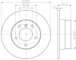 MINTEX MDC1814 тормозной диск на Z4 (E85)