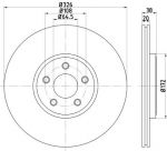 MINTEX MDC1937 тормозной диск на JAGUAR XK кабрио (QQ6_, _J43_)