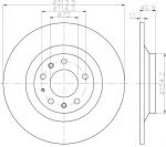 MINTEX MDC2027 тормозной диск на MAZDA 6 Hatchback (GG)