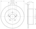 MINTEX MDC2036 тормозной диск на SUBARU LEGACY IV универсал (BL, BP, B13_)