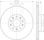 MINTEX MDC2160 тормозной диск на ALFA ROMEO 159 (939)