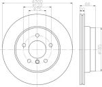 MINTEX MDC2232 тормозной диск на 3 (E90)