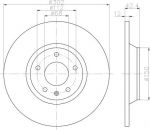 MINTEX MDC2281 тормозной диск на AUDI A6 Allroad (4FH, C6)