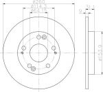 MINTEX MDC2332 тормозной диск на HONDA CR-Z (ZF1)
