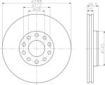 MINTEX MDC2338 тормозной диск на SKODA SUPERB (3U4)