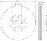 MINTEX MDC2353L тормозной диск на LEXUS GS (GRS19_, UZS19_, URS19_, GWS19_)