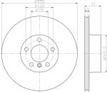 MINTEX MDC2532 тормозной диск на X3 (F25)