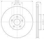 MINTEX MDC2570 тормозной диск на FORD TRANSIT CONNECT фургон
