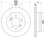 MINTEX MDC2635 тормозной диск на SSANGYONG KYRON