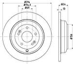 MINTEX MDC2659 тормозной диск на HYUNDAI GENESIS купе