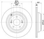 MINTEX MDC2675 тормозной диск на HYUNDAI GENESIS (DH)