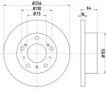 MINTEX MDC333 тормозной диск на FIAT DUCATO Panorama (280)