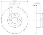 MINTEX MDC388 тормозной диск на FIAT CROMA (154)