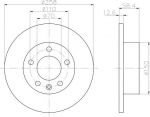 MINTEX MDC397 тормозной диск на OPEL OMEGA A (16_, 17_, 19_)