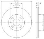 MINTEX MDC615 тормозной диск на ALFA ROMEO 146 (930)
