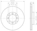 MINTEX MDC665 тормозной диск на MAZDA 626 III Hatchback (GD)