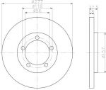 MINTEX MDC781 тормозной диск на BERTONE FREECLIMBER