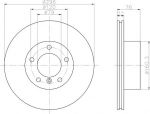 MINTEX MDC989 тормозной диск на 5 (E39)
