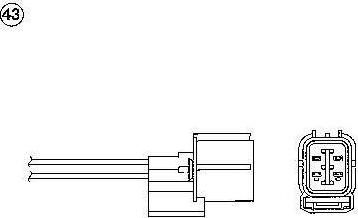 NGK 0062 Кислородный датчик (Zirconium) 0062 OZA563-H6 (36531PNBG01)