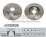 NIPPARTS Диск торм. HYUNDAI SANTA FE 2.0CRDI 2.4/2.7 01- пер. вент. (5171226100, J3300526)