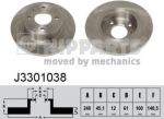 NIPParts J3301038 тормозной диск на NISSAN SUNNY II (N13)