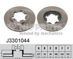 NIPPARTS Диск тормозной FORD MAVERICK 93-98/NISSAN TERRANO 87- передний вент. (561523J, J3301044)