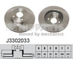 NIPPARTS Диск тормозной TOYOTA COROLLA 1.3-2.0 92-02 передний D=255мм. (561968, J3302033)