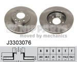 NIPPARTS Диск тормозной передний MAZDA 6 02- 283x25mm (GJ6Y-33-25XA, J3303076)
