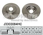 NIPParts J3303084HC тормозной диск на MAZDA 3 седан (BL)