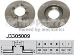 NIPPARTS Диск тормозной MITSUBISHI COLT 84-88/LANCER 84-93 передний вент. (MB316677, J3305009)