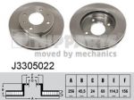 NIPPARTS Диск торм.пер. MITSUBISHI CARISMA GALANT 95-> 256x24mm (MR475330, J3305022)