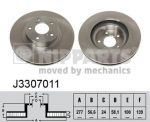 NIPPARTS Диск тормозной SUBARU FORESTER 97-/IMPREZA 94-/LEGACY 03- передний вент. (<=J3307017 ) (26310AA081, J3307011)