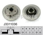 NIPParts J3311036 тормозной диск на RENAULT TRUCKS MESSENGER фургон/универсал