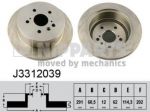 NIPPARTS Диск торм. TOYOTA AVENSIS VERSO 2.0/2.4 01- /PREVIA 2.4/3.0 00- зад. (42431-28090, J3312039)