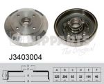 NIPParts J3403004 тормозной барабан на MAZDA 323 III Station Wagon (BW)