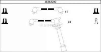 NIPParts J5382089 комплект проводов зажигания на TOYOTA CARINA II (_T17_)