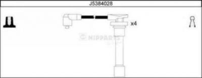 NIPParts J5384028 комплект проводов зажигания на HONDA PRELUDE IV (BB)
