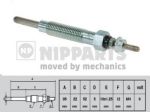 NIPParts J5715007 свеча накаливания на MITSUBISHI L 300 автобус (P0_W, P1_W, P2_W)