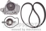 NIPParts N1164003 водяной насос + комплект зубчатого ремня на HONDA CIVIC VI купе (EJ, EM1)