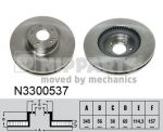 NIPParts N3300537 тормозной диск на HYUNDAI GENESIS купе