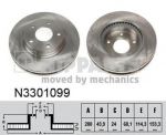 NIPPARTS Диск тормозной NISSAN JUKE 10- передний вент. (40206-1KA3A, N3301099)