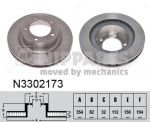 NIPPARTS Диск тормозной TOYOTA LAND CRUISER J200/LEXUS LX570 08- передний (435120C020, N3302173)