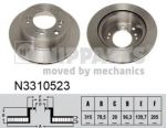 NIPParts N3310523 тормозной диск на KIA SORENTO I (JC)