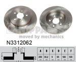 Nipparts Диск тормозной TOYOTA PRIUS 1.8 Hybrid 09-/VERSO 1.3-1.4 10- задний (N3312062)