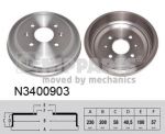 Nipparts Барабан тормозной CHEVROLET AVEO 06-/SPARK 10- (N3400903)