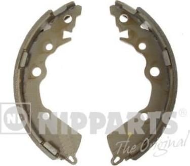 NIPParts N3500325 комплект тормозных колодок на HYUNDAI i10 (PA)