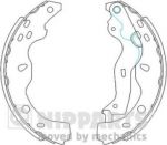 NIPPARTS Колодки тормозные барабанные SUZUKI SX4 FIAT SEDICI (53200-79J00, N3508029)