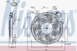 Nissens 85187 вентилятор, охлаждение двигателя на OPEL ASTRA G универсал (F35_)