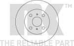NK 204514 тормозной диск на TOYOTA COROLLA Liftback (_E8_)